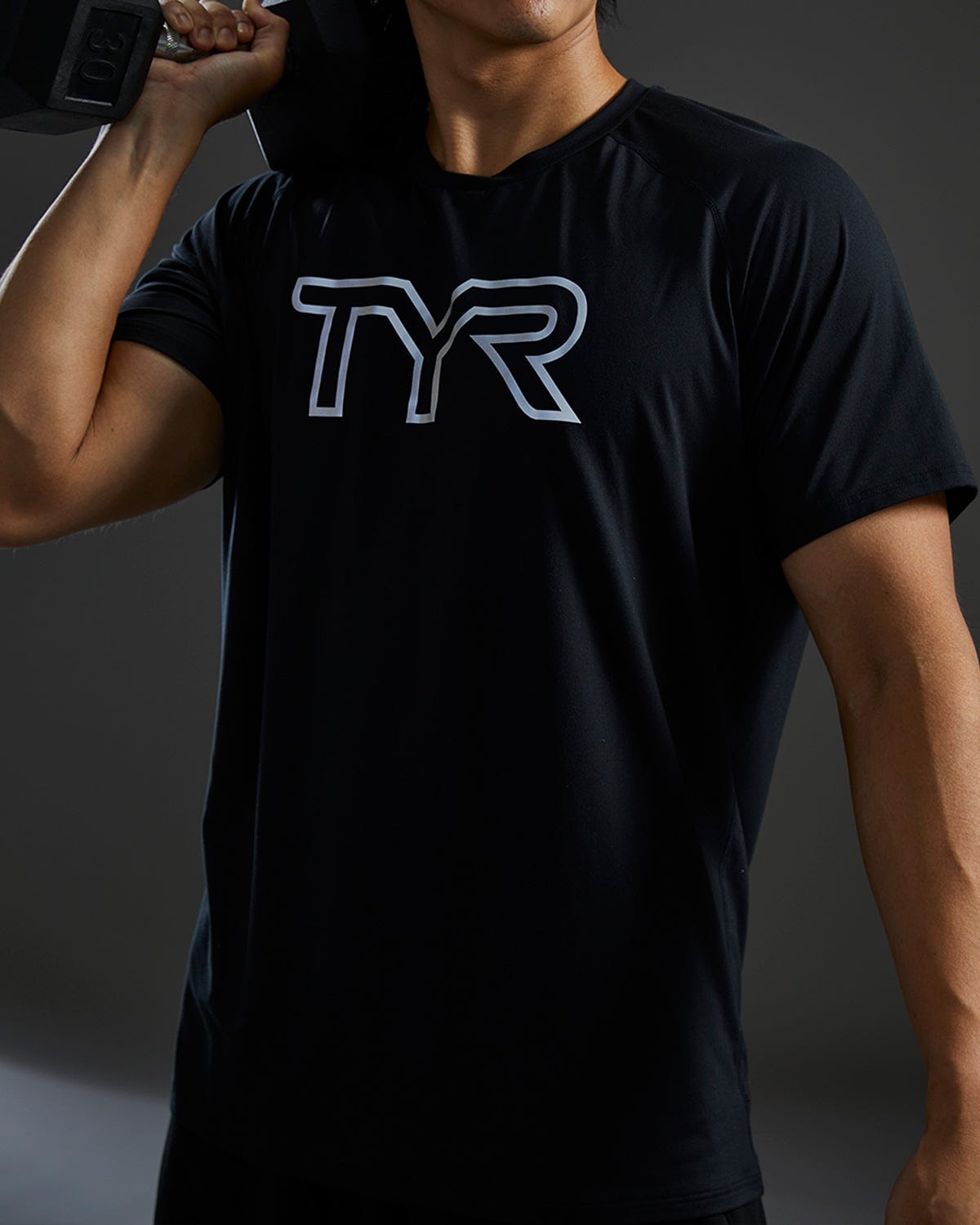 ClimaDryTM Men's Raglan Big Logo Tech Tee - Solid