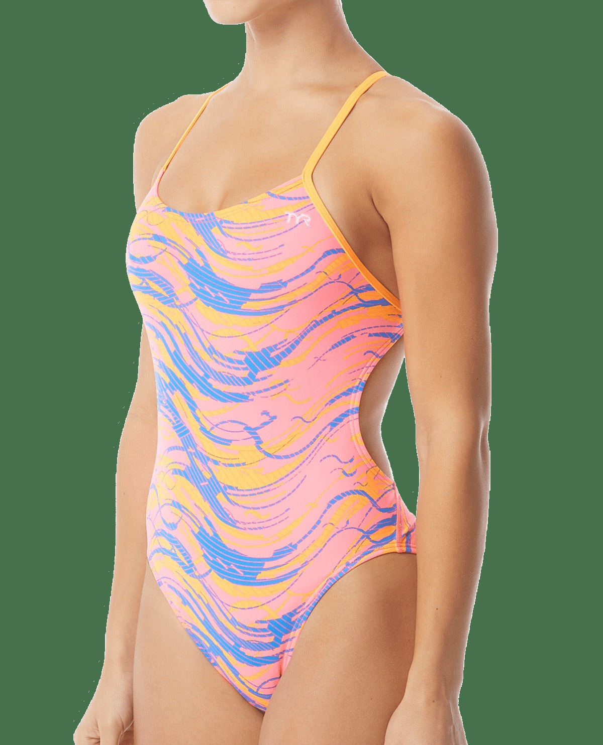 Durafast Elite® Women's Cutoutfit Swimsuit - Waveform