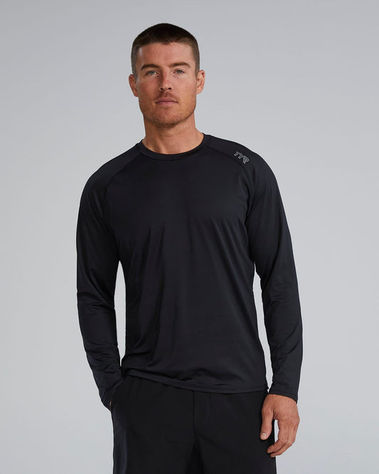 ClimaDryTM Men's Raglan Long Sleeve Tech Tee - Solid / Heather