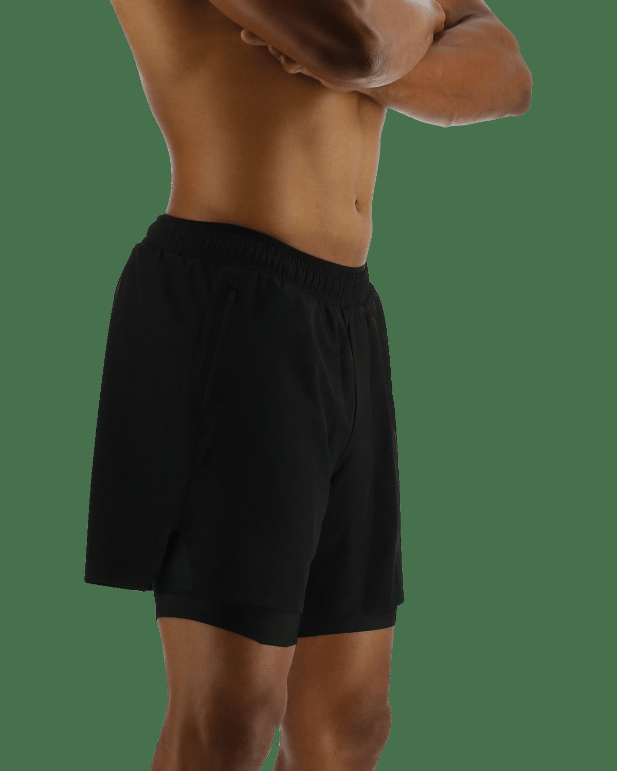 HydrosphereTM Men's Lined 6" Momentum Big Logo Shorts - Solid
