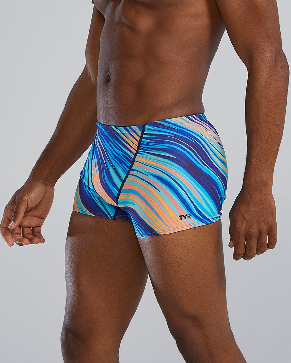 Durafast Elite® Men'sSquare Leg Swimsuit - Riptide