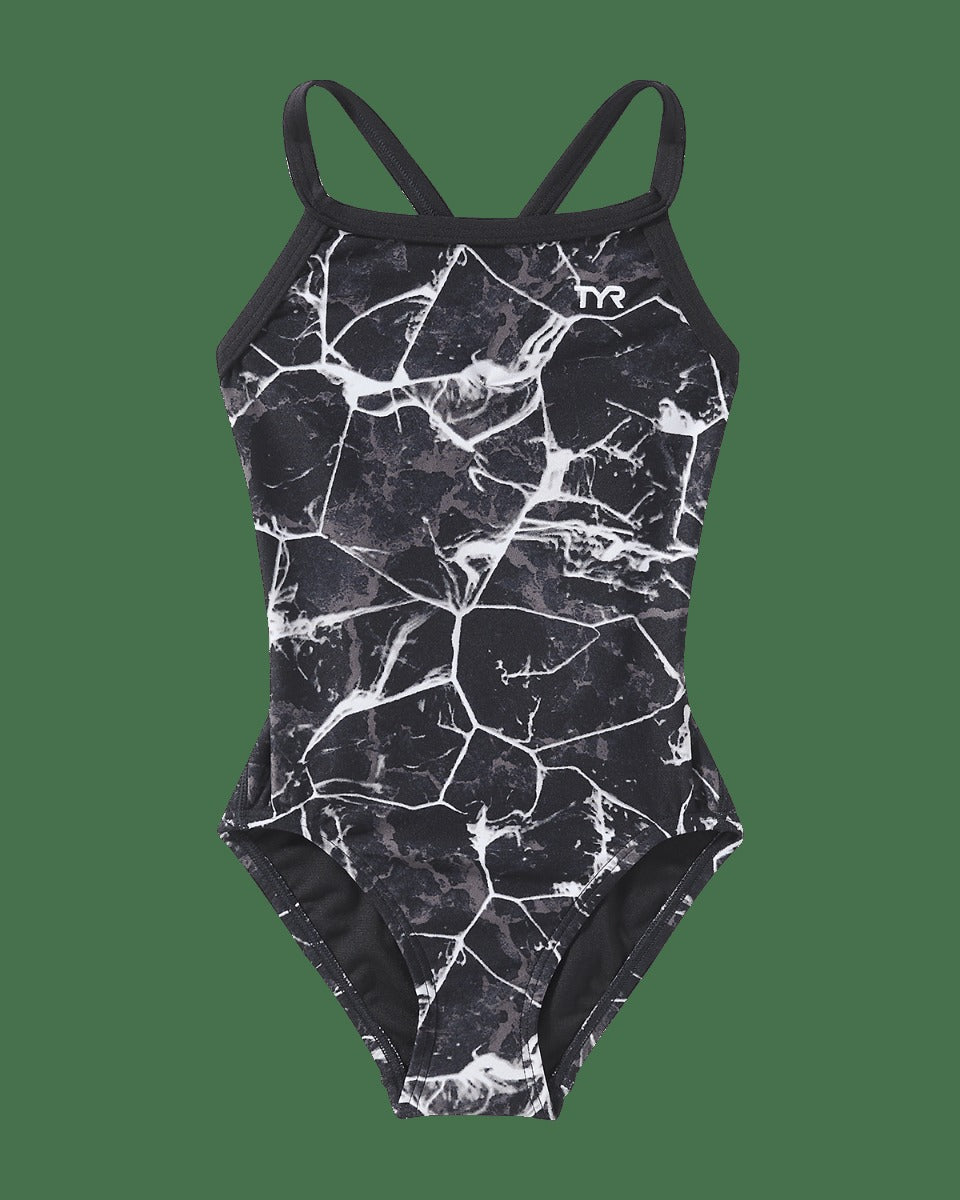 Durafast Elite® Girl's Diamondfit Swimsuit - Synapse