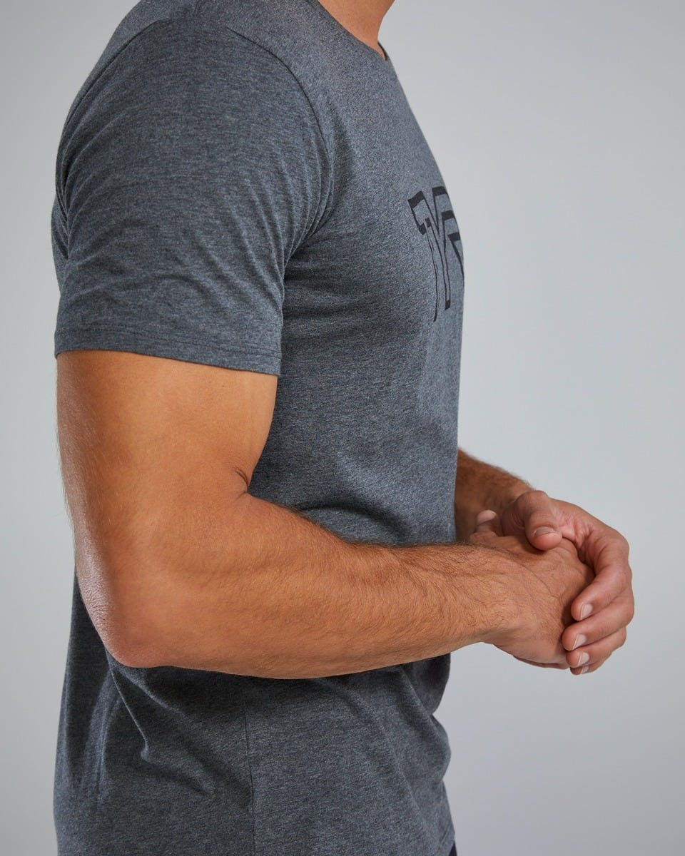 Unisex Ultrasoft Lightweight Tri Blend Tech Tee - Big Logo
