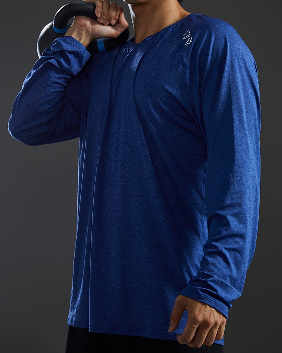 ClimaDryTM Men's Raglan Long Sleeve Tech Tee - Solid / Heather