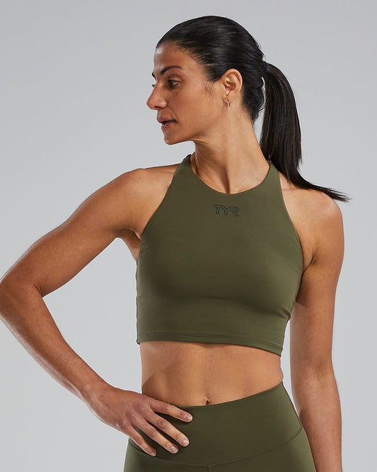 Joule EliteTM Women's High Neck Sports Bra - Solid