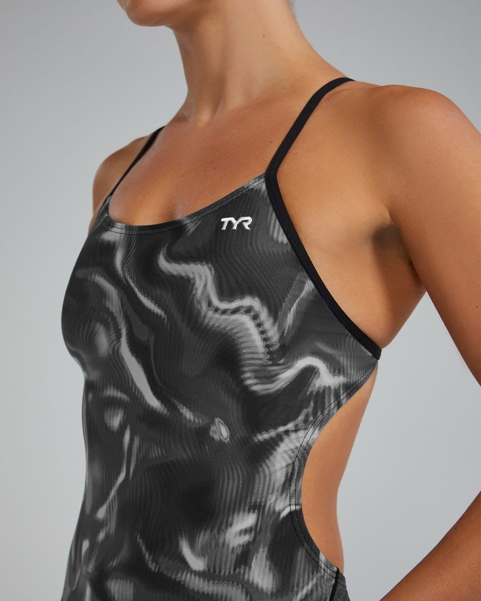 Durafast Elite® Women's Cutoutfit Swimsuit - Waveform