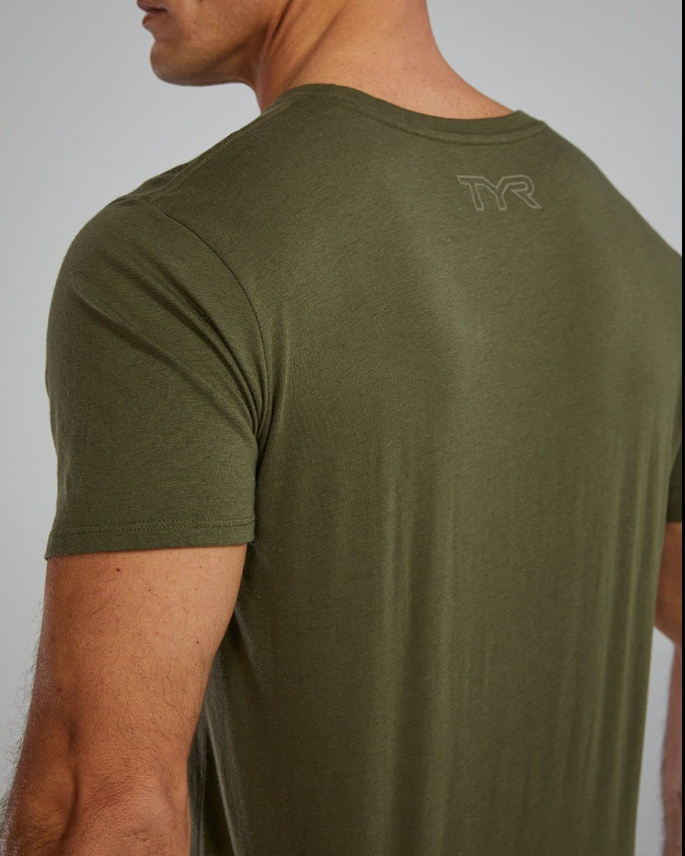 Unisex Ultrasoft Lightweight Tri Blend Tech Tee - Big Logo