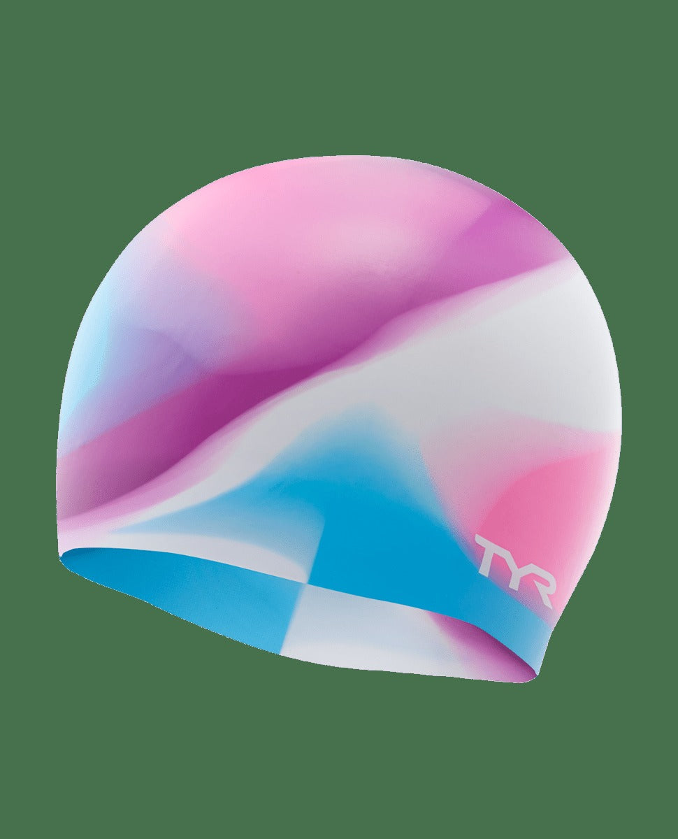 Youth Silicone Swim Cap -Tie Dye