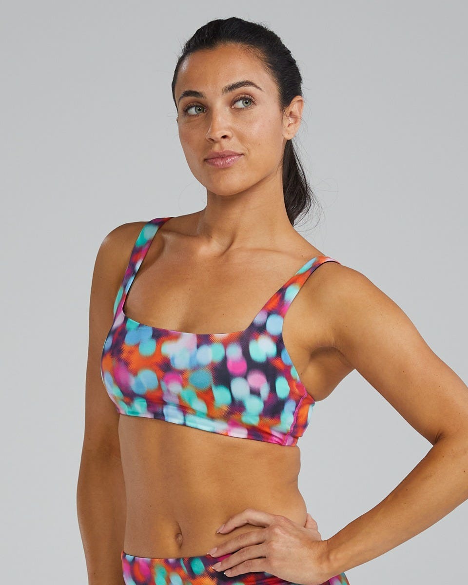 Nia Scoop Neck Top - PRISMATIC DAYSTAR