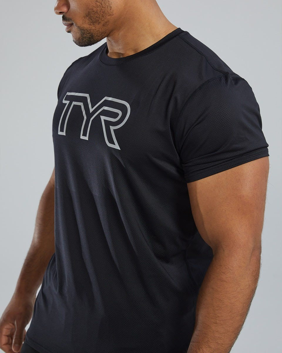 AirtecTM Men's Big Logo Tee - Solid / Heather