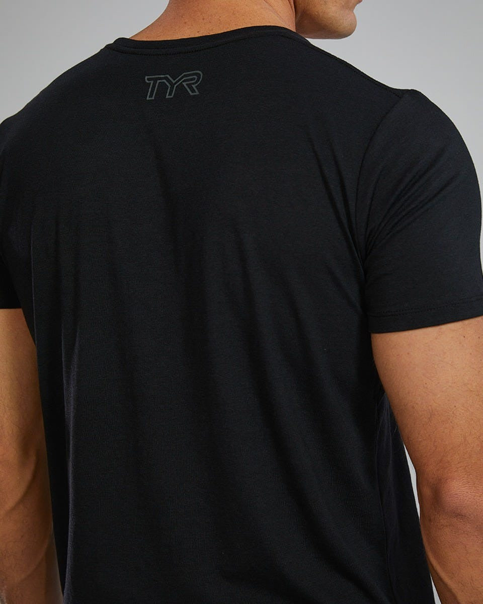 Unisex Ultrasoft Lightweight Tri Blend Tech Tee - Big Logo