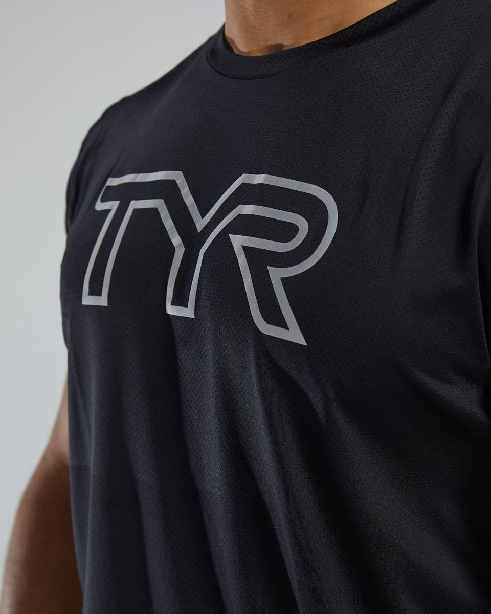 AirtecTM Men's Big Logo Tee - Solid / Heather