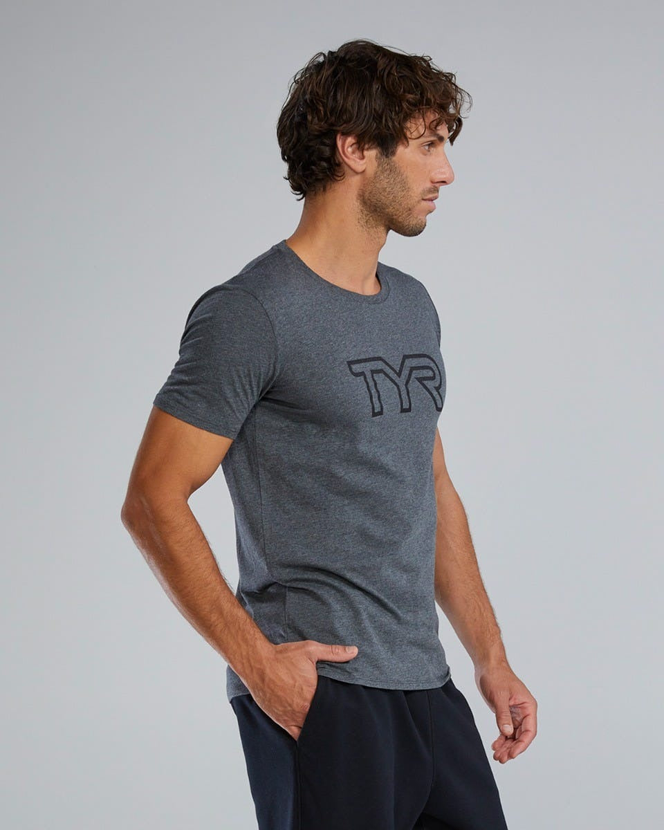 Unisex Ultrasoft Lightweight Tri Blend Tech Tee - Big Logo
