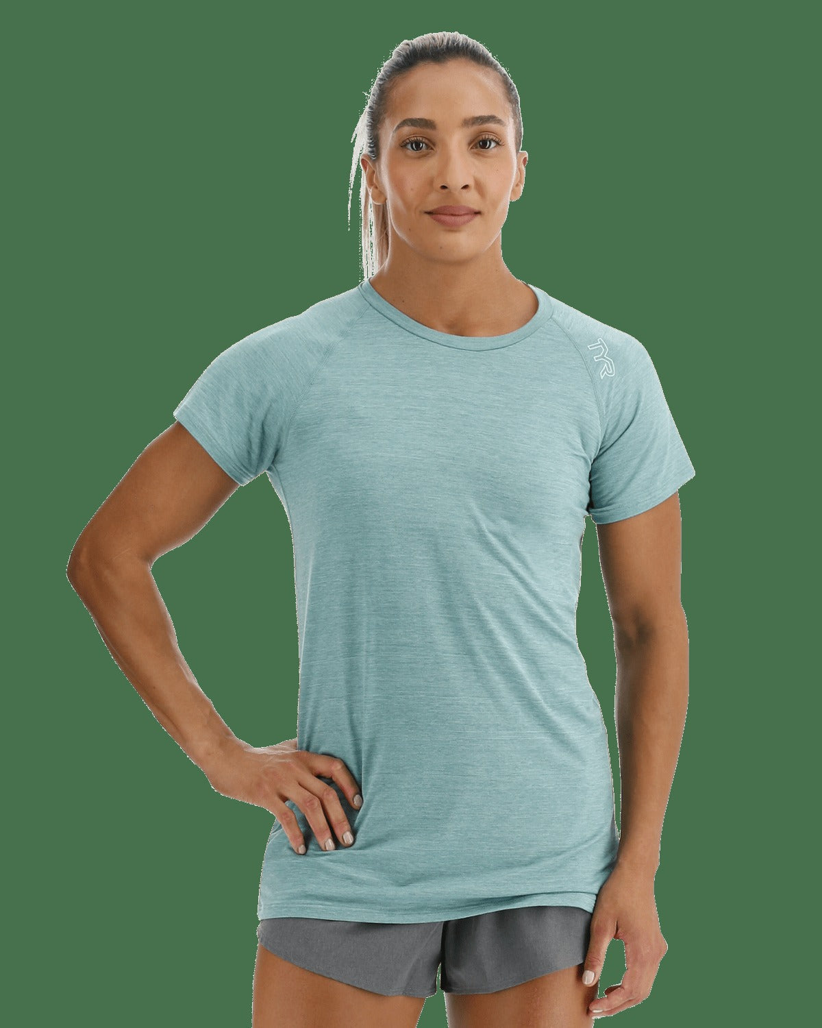 ClimaDryTM Women's Raglan Tee - Solid / Heather