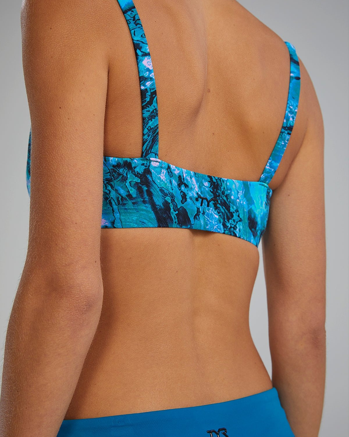 Women's Kelly Square Neck Bikini Top Prismatic